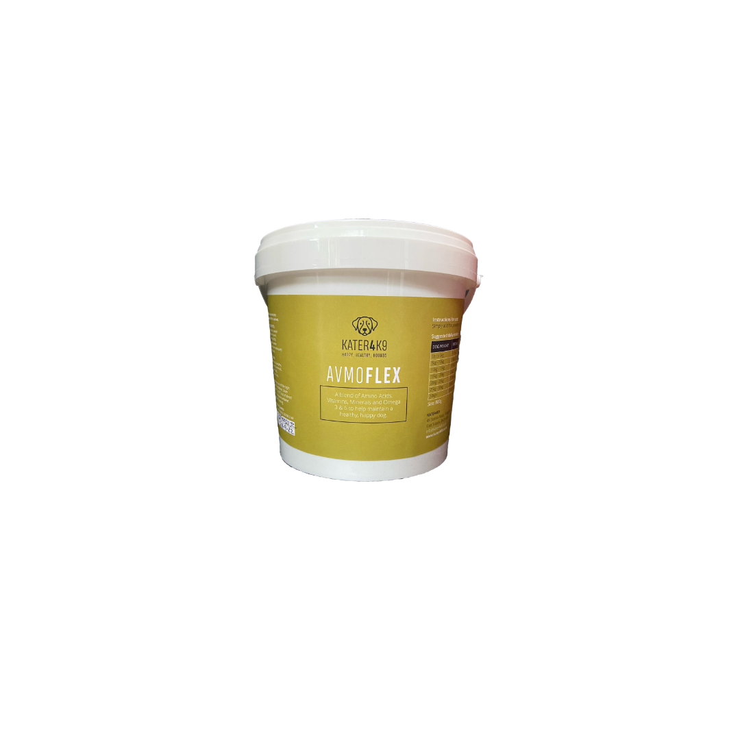 Avmoflex. BARF, RAW Diet Supplement for Dogs – Hemp, Seaweed & Herbal Supergreens