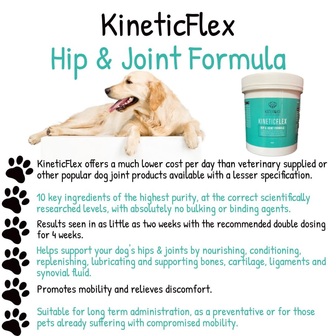 KineticFlex. Veterinary Strength, Hip and Joint formula. Including Boswellia.