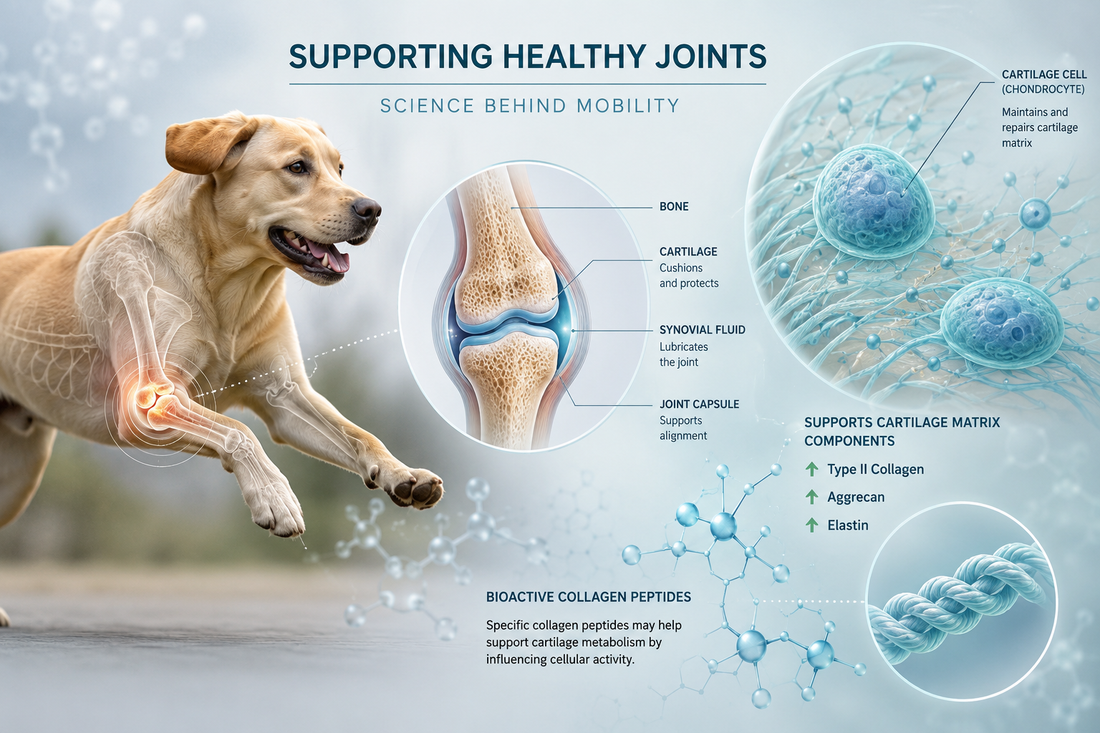 Bioactive Collagen Peptides vs Standard Collagen: Why the Difference Matters for Canine Joint Health