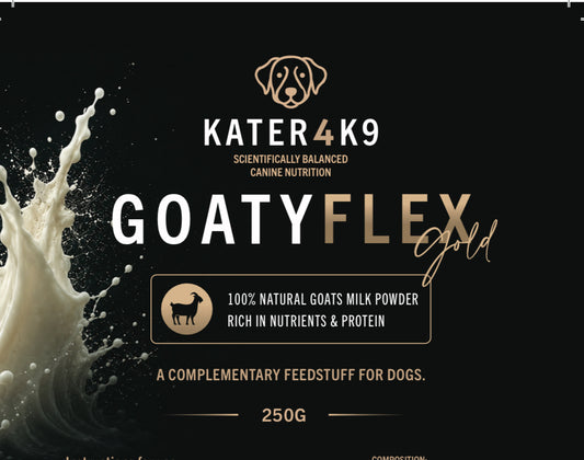 GoatyFlex Gold. Goat’s Milk Powder for Dogs (makes 8 pints)