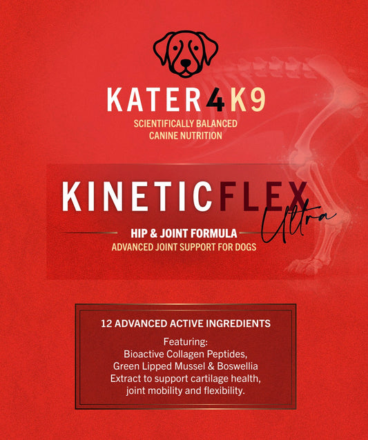 KineticFlex Ultra™ Our Most Advanced Joint Support for Active & Aging Dogs, with Bioactive Collagen Peptides.