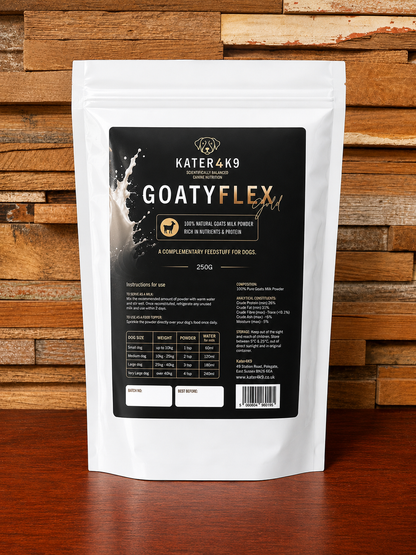 GoatyFlex Gold. Goat’s Milk Powder for Dogs (makes 8 pints)